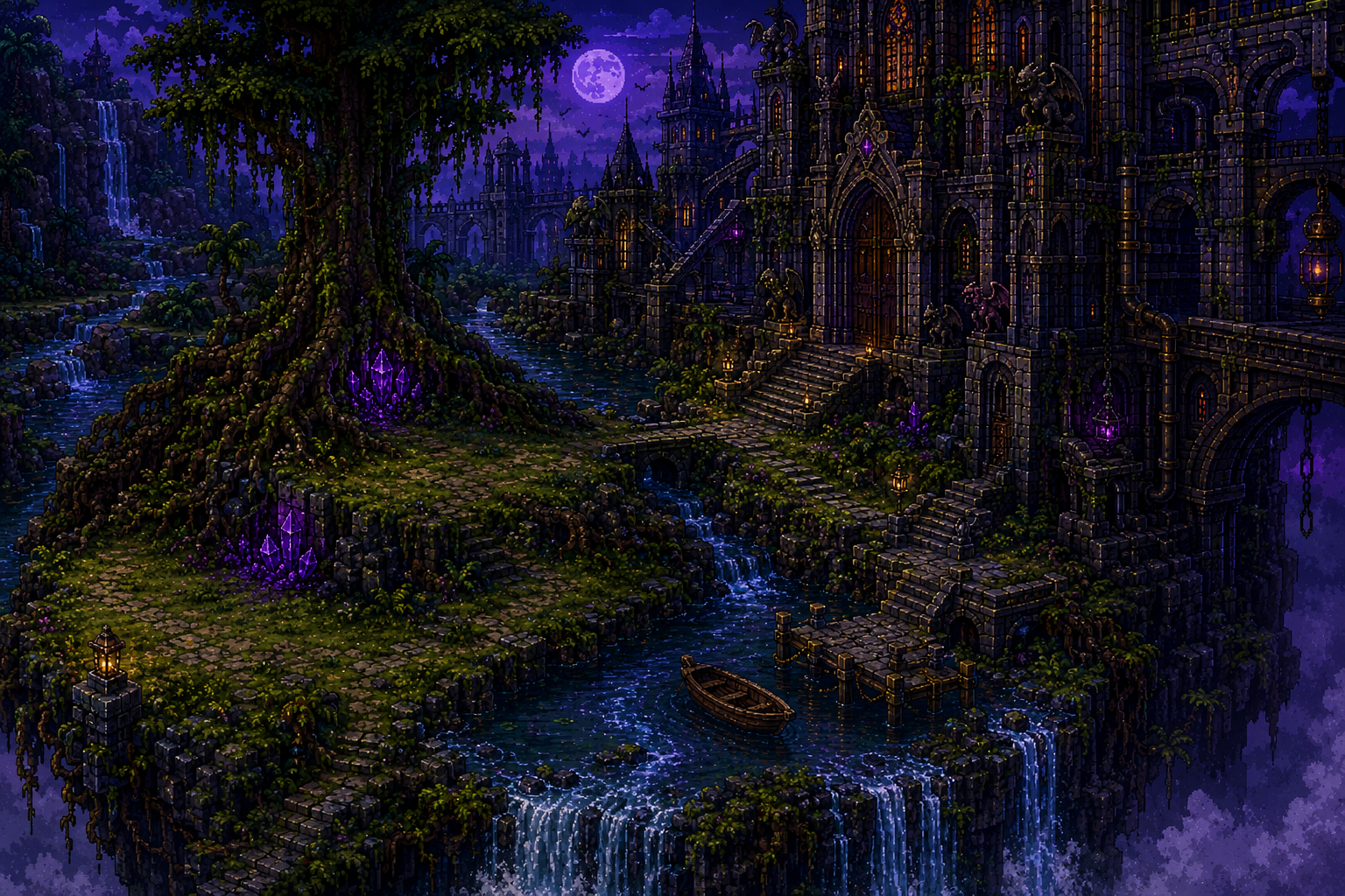 Floating Islands before the Hero Citadel